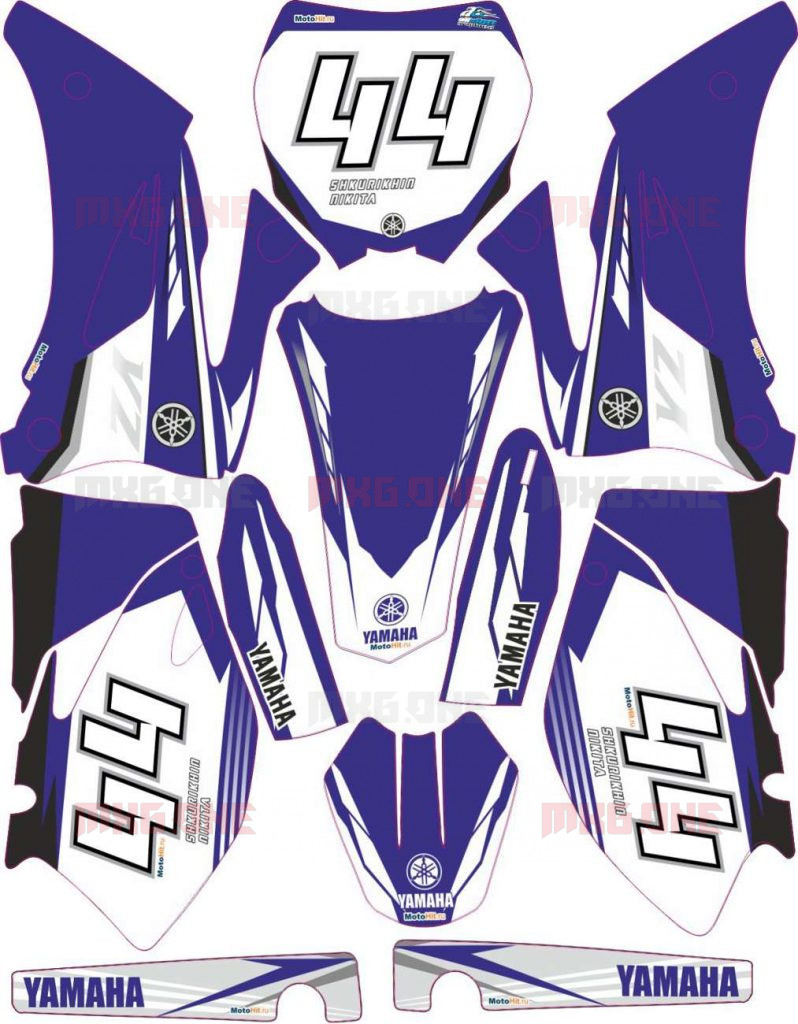 Yamaha Yzf 250 Yzf 450 Logos Decals Stickers And Graphics Mxgone