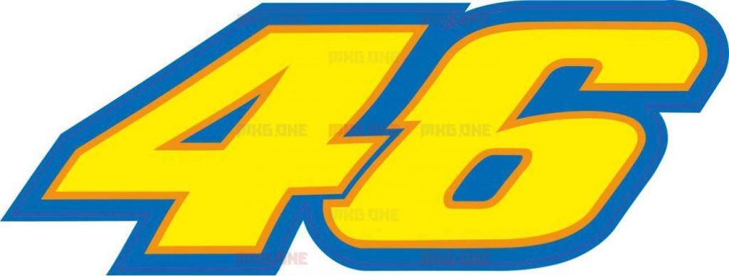 46 HONDA number sticker - MXG.ONE - Best moto decals