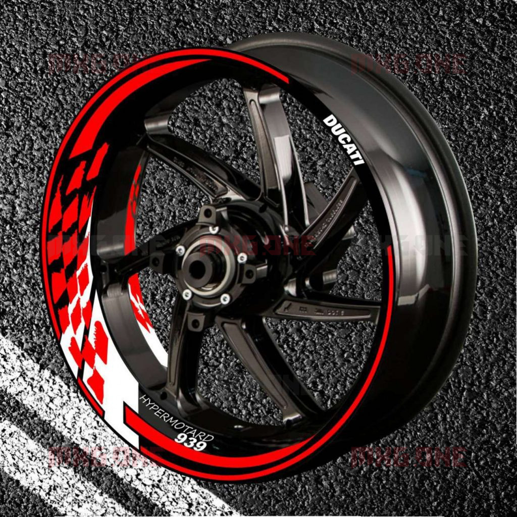 DUCATI HYPERMOTARD-939 fire stickers set for rims - MXG.ONE - Best moto ...