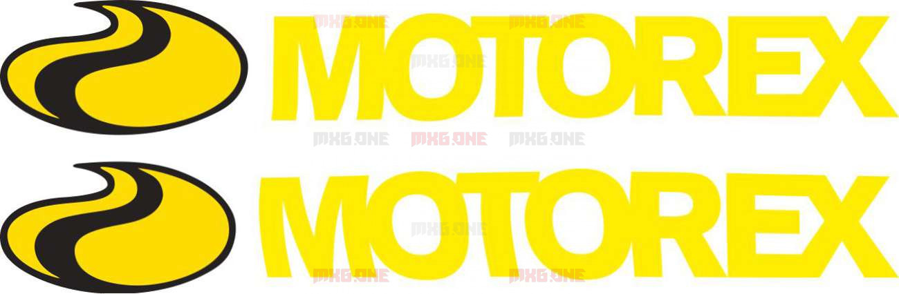 Motorex Logo Sticker Mxg One Best Moto Decals