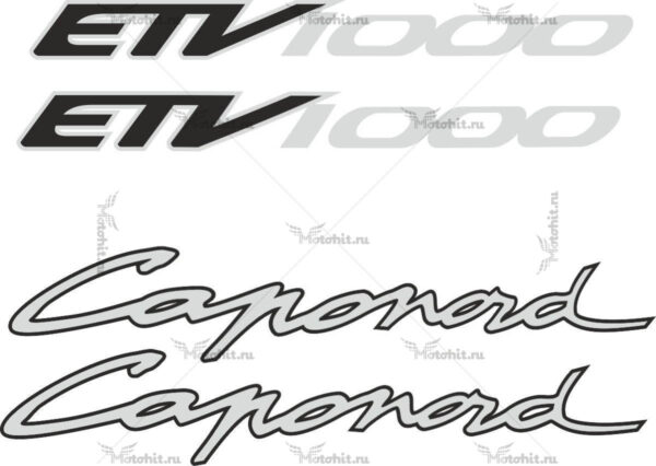 Decals for Aprilia ETV-1000 CAPONORD