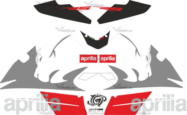 Decals for Aprilia RS-50 RS-125 2006 SILVER
