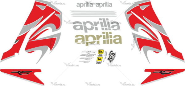 Decals for Aprilia RS-50 RS-125 2008