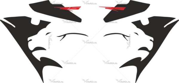 Decals for Aprilia RS-50 RS-125 2008 SIDES