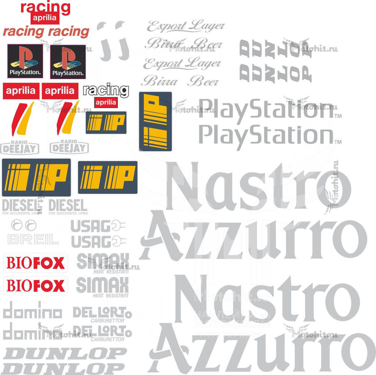 Decals for Aprilia RS-50 RS-125 1999 part