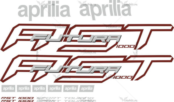 Decals for Aprilia RST-1000 FUTURA 2001-2004 RED