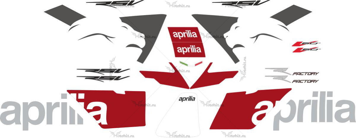 Decals for Aprilia RSV-1000 2007