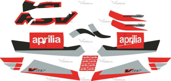 Decals for Aprilia RSV-1000 MILLE 2001