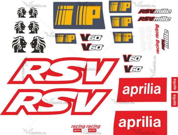 Decals for Aprilia RSV-MILLE-2