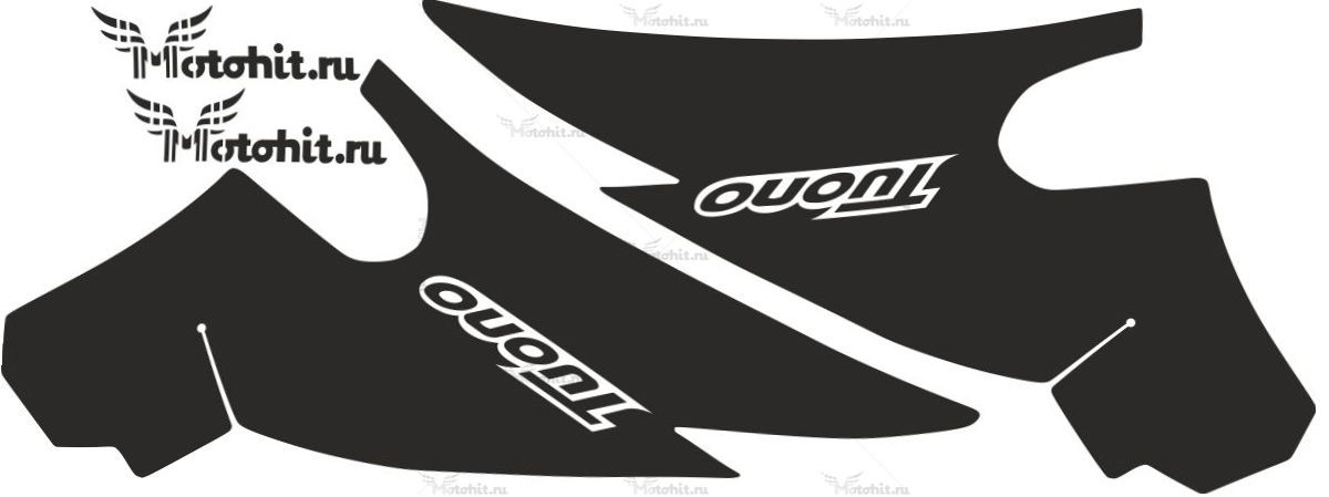 Decals for Aprilia Tuono 1000 2004 год хвост