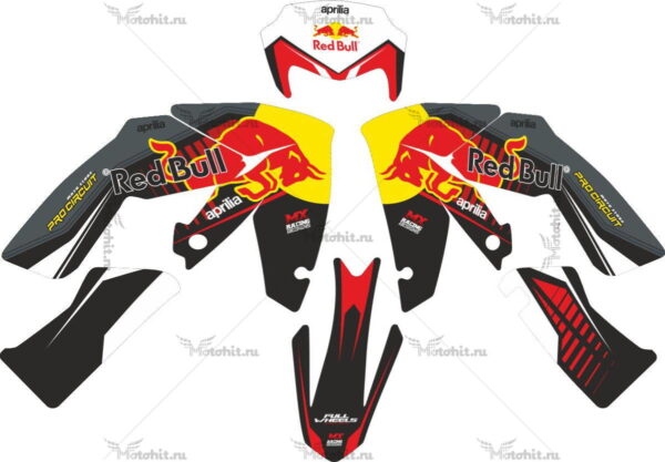 Decals for Aprilia RXV-450 REDBULL 2001