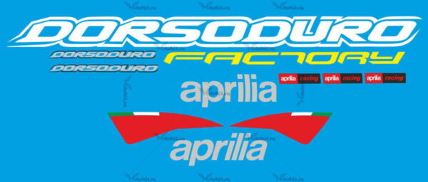 Decals for Aprilia SMV-750 DORSODURO 2007-2009