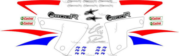 Decals for BMW F-800-R