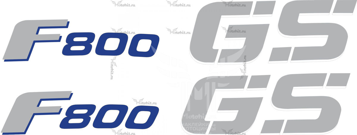 Decals for BMW F-800-GS 2012