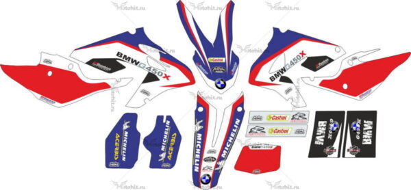 Decals for BMW G-450-X 2