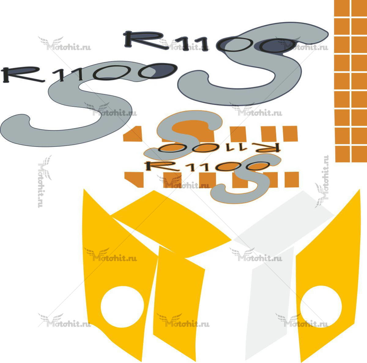 Decals for BMW R-1100-S 2000