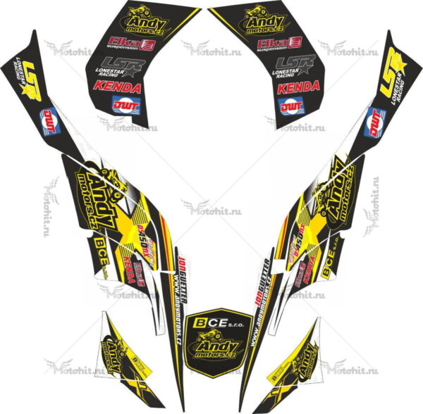 Decals for CAN-AM DS-450 ANDYMOTORS