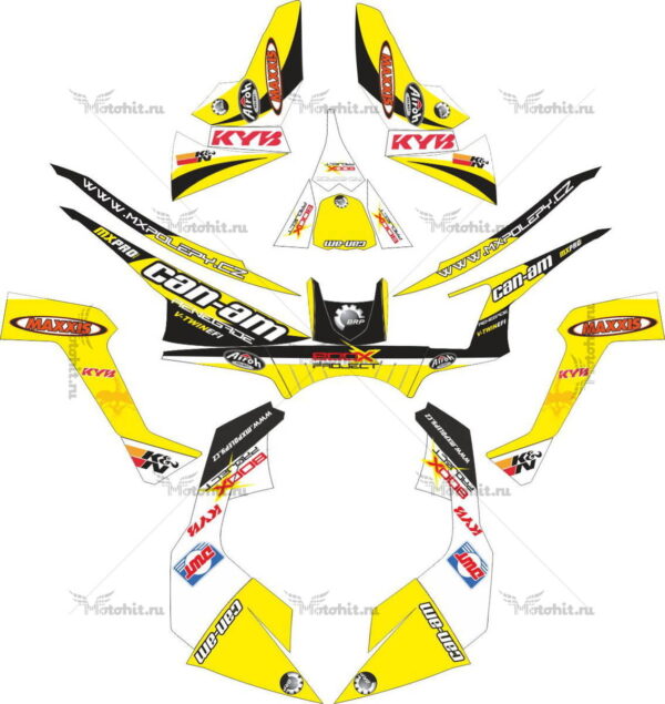 Decals for CAN-AM RENEGADE-KYB
