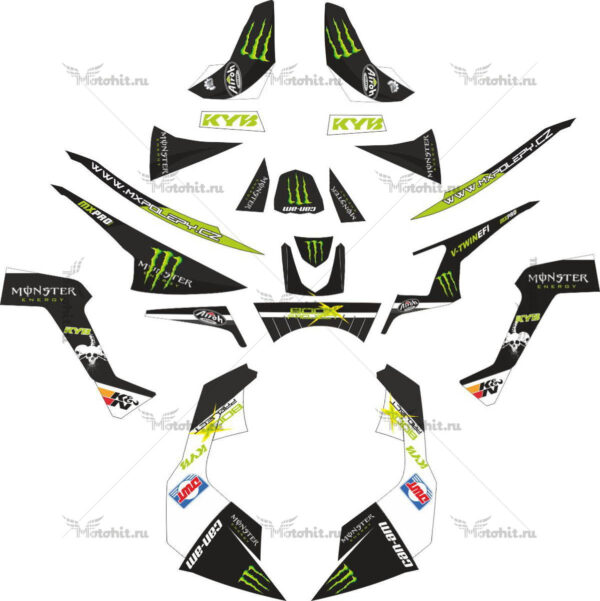 Decals for CAN-AM RENEGADE-MONSTER