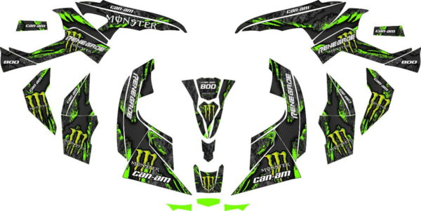 Decals for CAN-AM RENEGADE-800-MONSTER