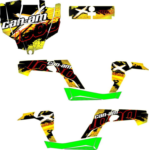 Decals for CAN-AM COMMANDER-1000-LINES