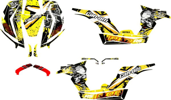 Decals for CAN-AM MAVERICK-SIMPLE