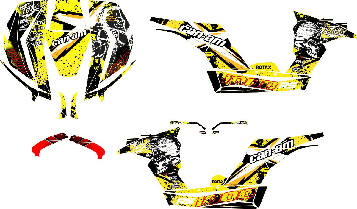 Decals for CAN-AM MAVERICK-SIMPLE