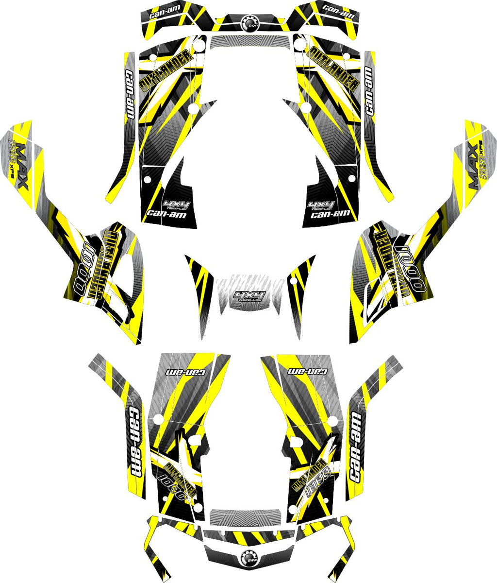 Decals for CAN-AM OUTLANDER-MAX-800-1000-MONSTER