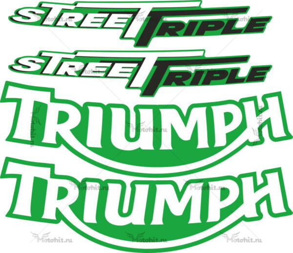 Decals for TRIUMPH STREET3