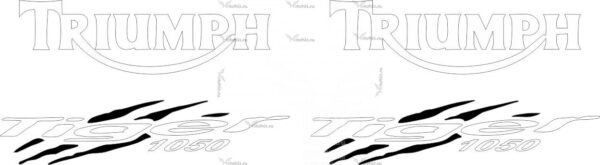 Decals for TRIUMPH TIGER 1050