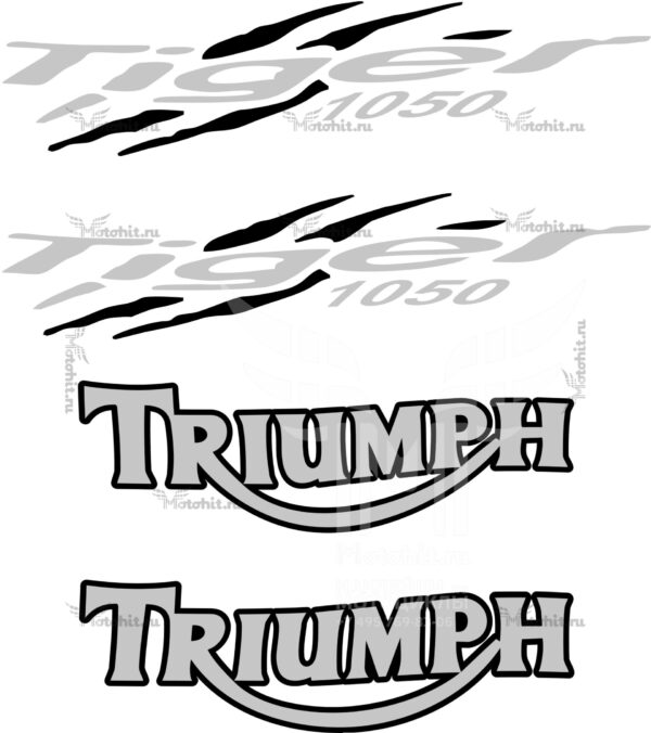 Decals for TRIUMPH TIGER 1050 2008-2010