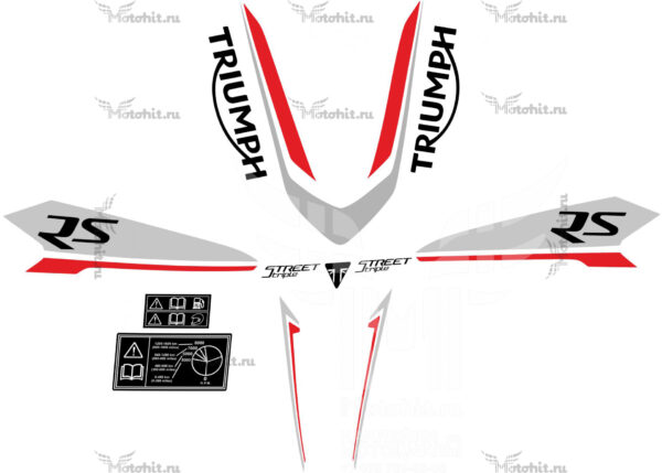 Decals for Triumph Street Triple RS 2017-2019