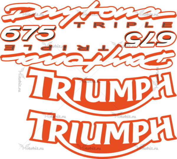 Decals for DAYTONA-675 2006 TRIUMPH