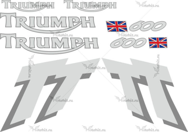 Decals for DAYTONA TRIUMPH TT-600