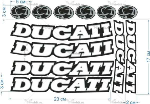 Decals for DUCATI PASO