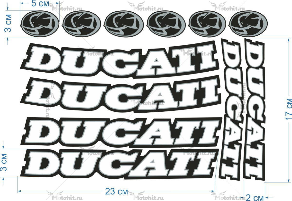 Decals for DUCATI PASO