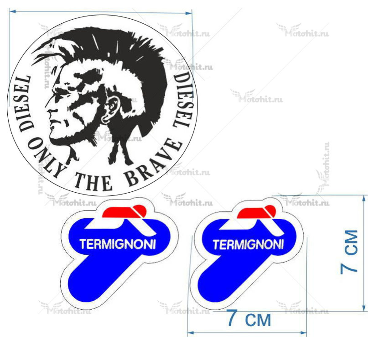 Decals for DUCATI MONSTER-MOHICANO part
