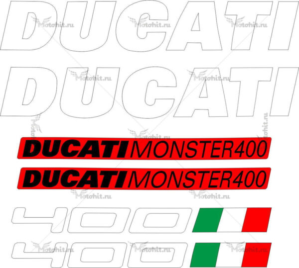 Decals for DUCATI-400