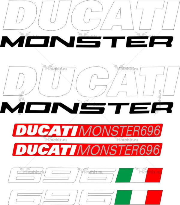 Decals for DUCATI-696