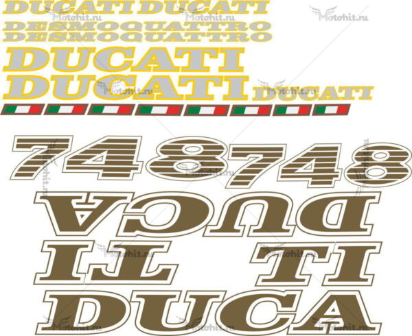 Decals for DUCATI-748