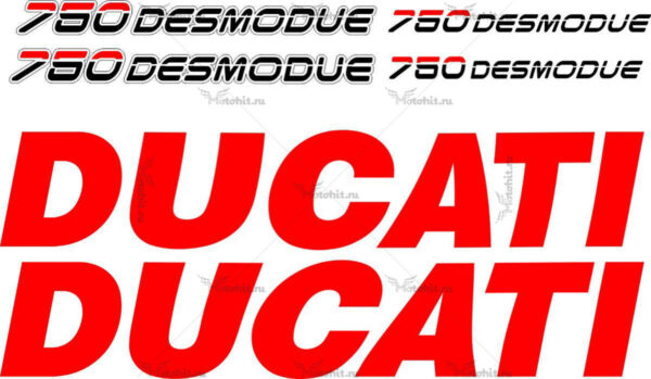 Decals for DUCATI-750 1995 DESMOQUE