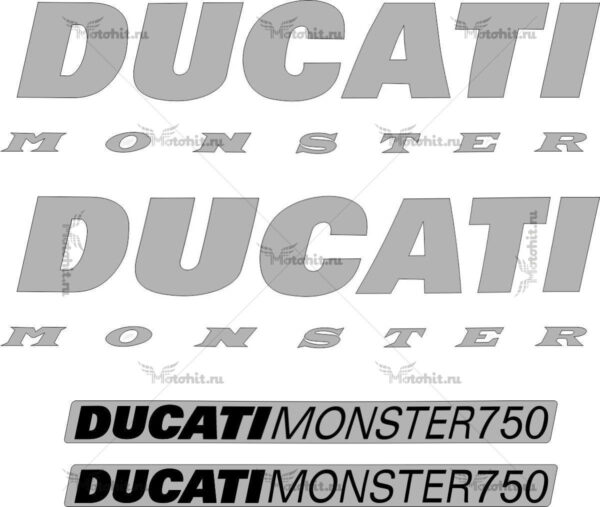 Decals for DUCATI-750 MONSTER