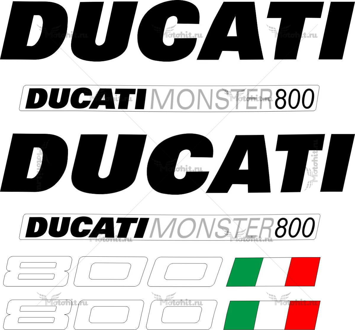Decals for DUCATI-800