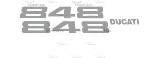 Decals for DUCATI-848 part