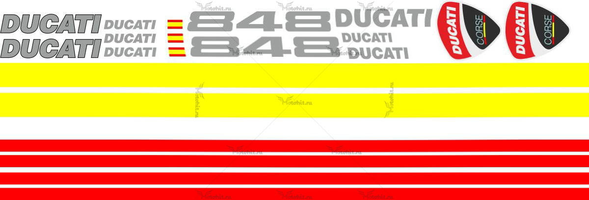 Decals for DUCATI-848