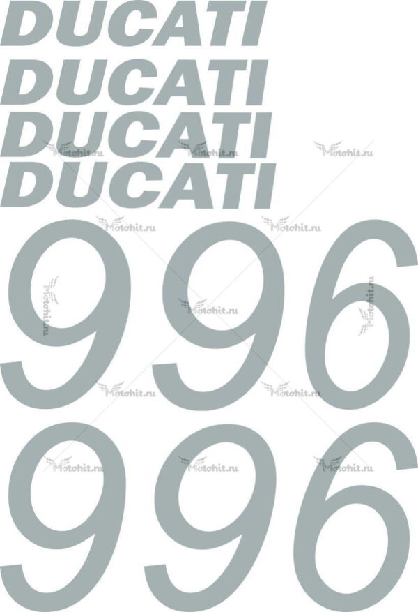 Decals for DUCATI-996-2