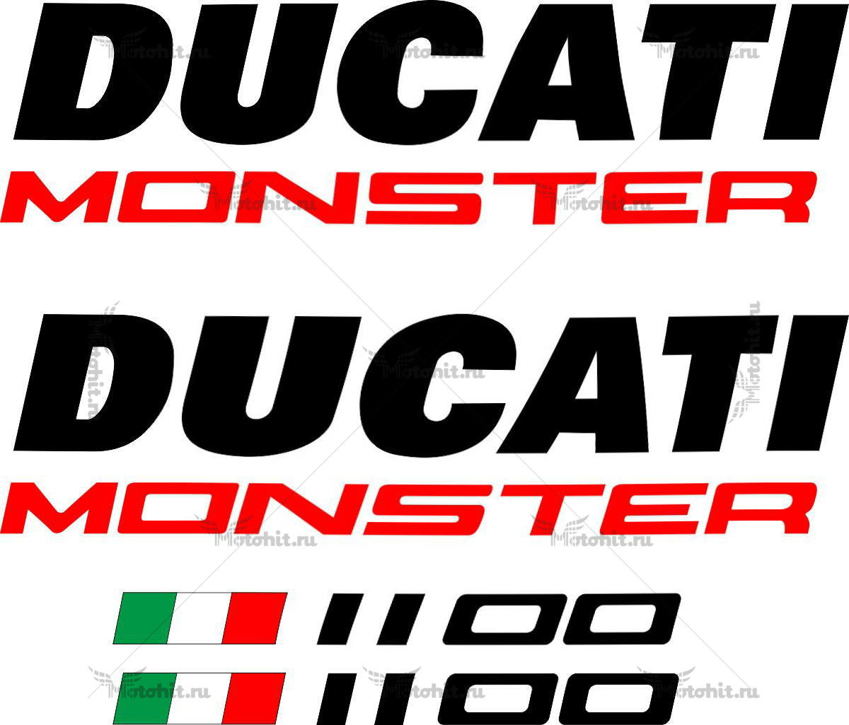 Decals for DUCATI 1100