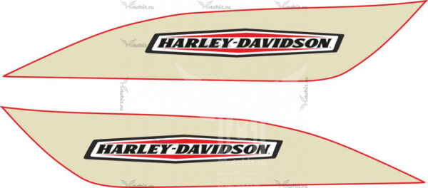 Decals for Harley Davidson Sportster R 2008