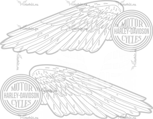 Decals for Harley Davidson Sportster 883 Hugger 1996