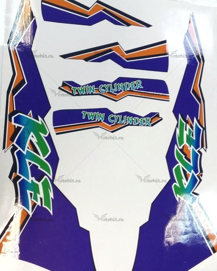 Decals for Kawasaki KLE-500 1992 A2-VER-2 - Image 2